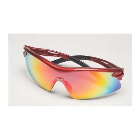 Msa Safety Racer Red Spectacles, Red, Outdoor With Uv Exposure 10106381